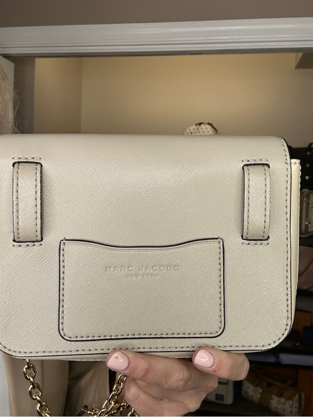 Marc Jacobs Snapshot Convertible Belt Bag Crossbody Tri-Color Saffiano Leather - Picture 3 of 12